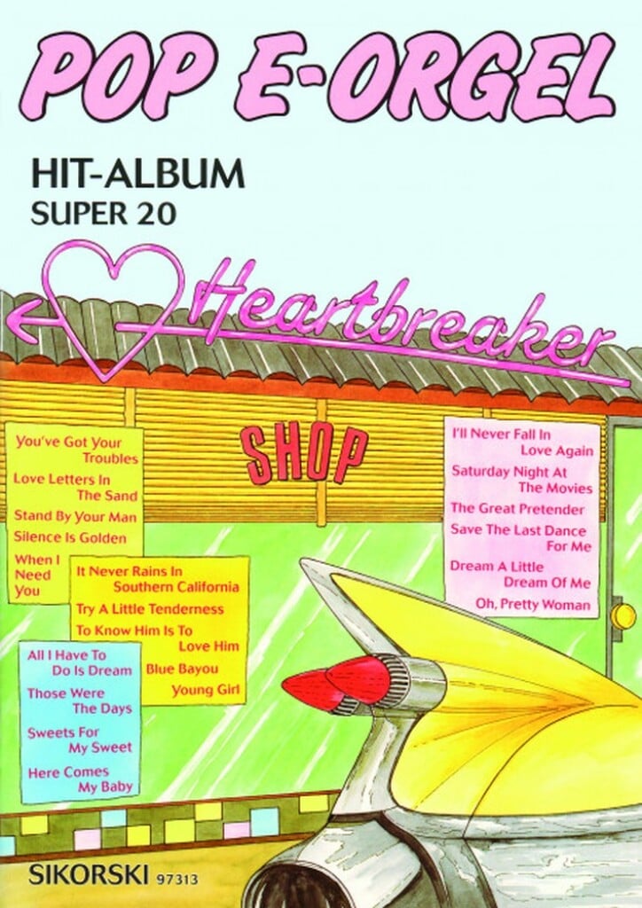 Pop E-Orgel Hit-Album Super 20: Heartbreaker